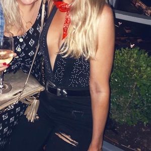 Urban Outfitters studded Black Bodysuit